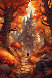 DreamUp Creation: Autumnville