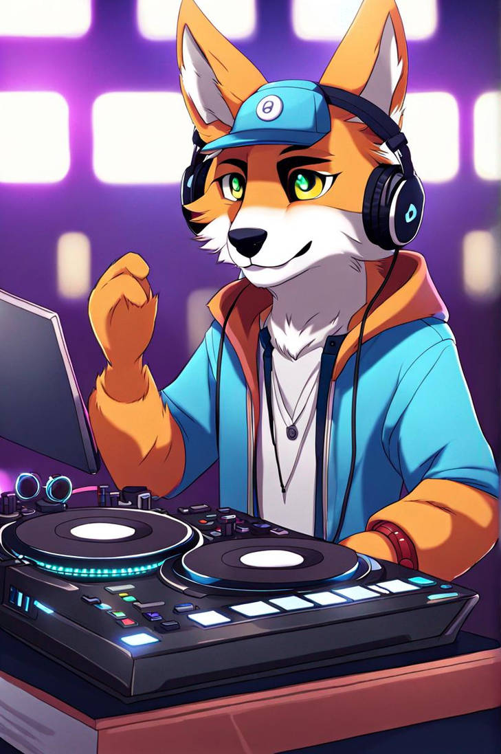 DJ who making remix for the movie about anime