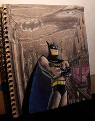 '90s Animated Batman Drawing