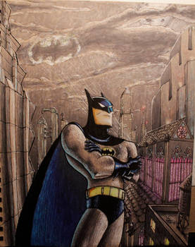 '90s Animated Batman Drawing