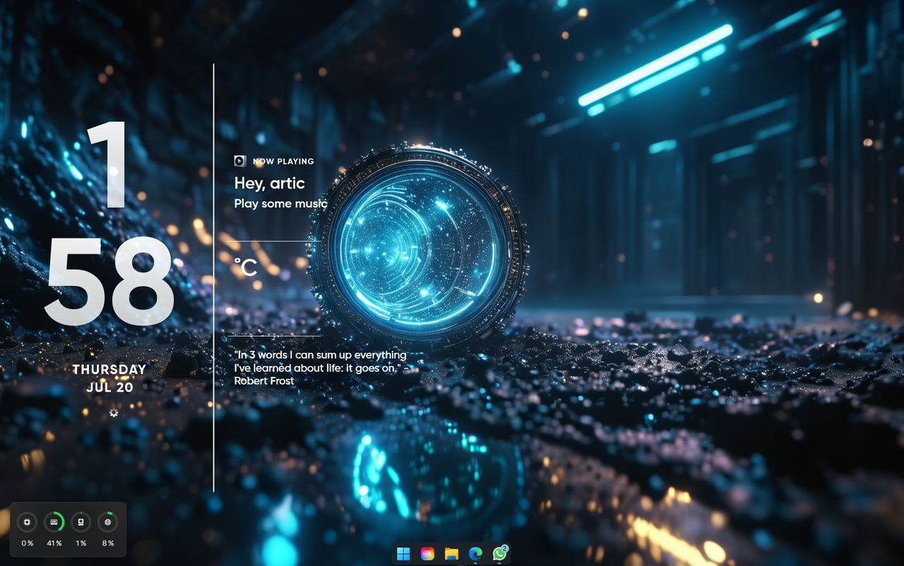 Rainmeter Batcomputer Circuit Hd Rainmeter Skin _ HDD Status Rainmeter Skin – MOFAF