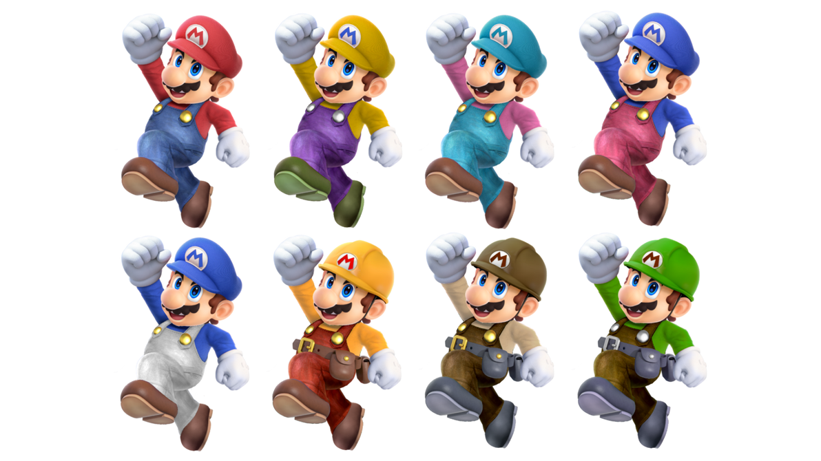 Mario (Melee) Color Palette by Jeageruzumaki on DeviantArt