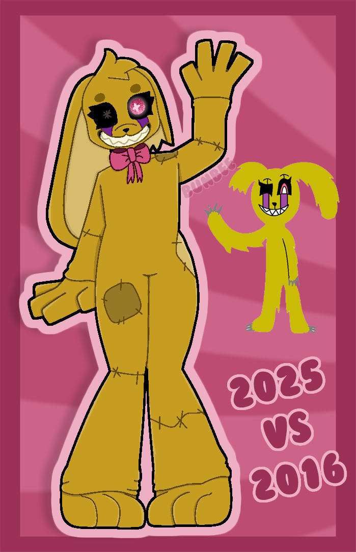 Fnaf Rabbit Oc 2016 FNAF OC Redraw! by Bunbee33 on DeviantArt