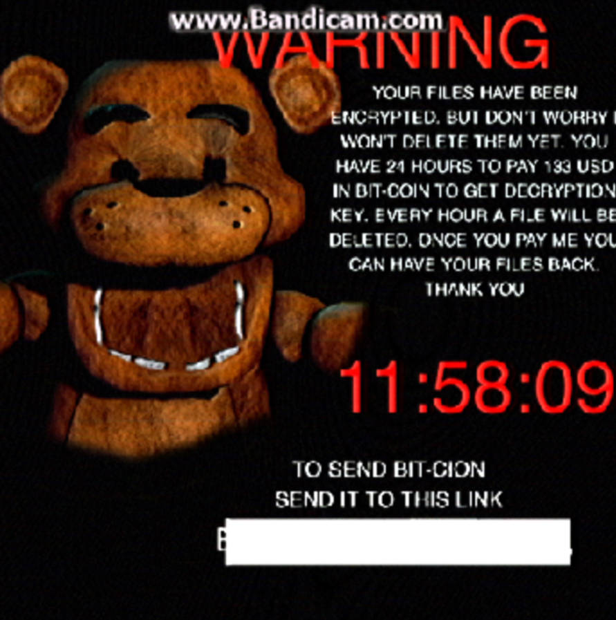 Fnaf Ransomware FNaF Ransomware by Sharpie4211 on DeviantArt