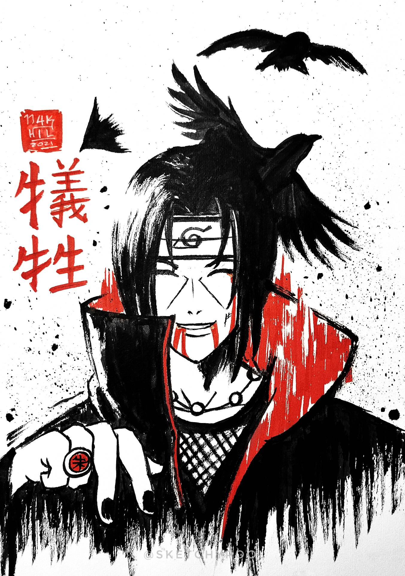 Itasuke Uchiha Niray_Draw - Illustrations ART street