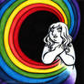 Rainbow Circle Woman