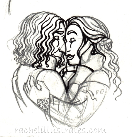 Rumbelle Sketch - Forever