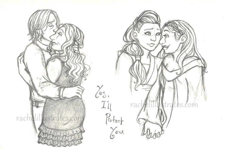 Sketches - Rumbelle, Sleeping Dragon