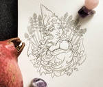 Gnomevember day 3 - Sunday Gnomedays 11-3-19 by rachelillustrates