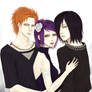 Yahiko , Konan and Nagato