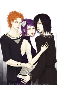 Yahiko , Konan and Nagato