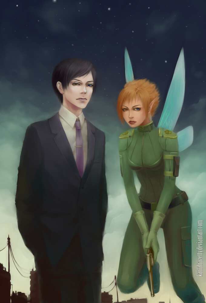 Artemis Fowl and Holly Short by Kogtrinarion on DeviantArt