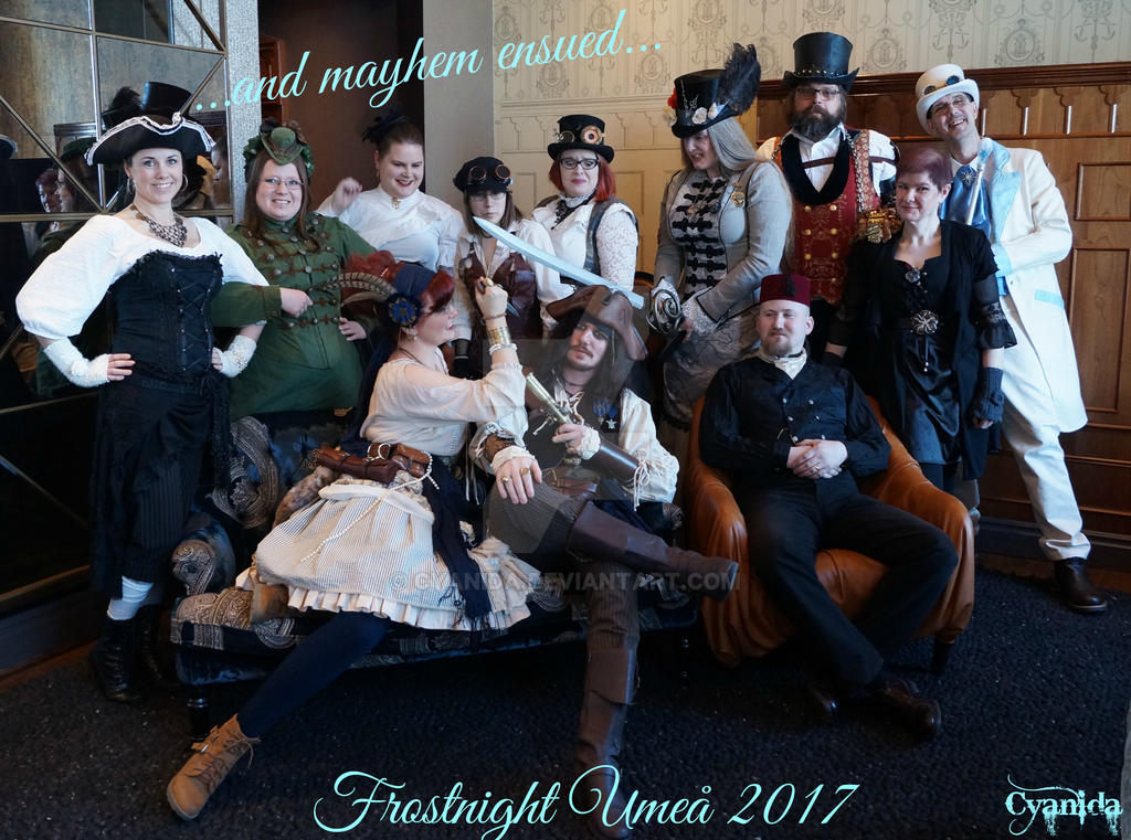 Steampunk group photo Frostnight Mayhem ed