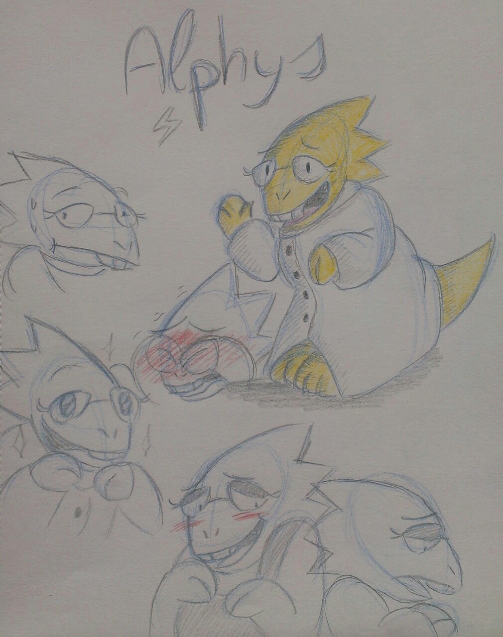 Undertale - Alphys by Mararia0w0 on DeviantArt