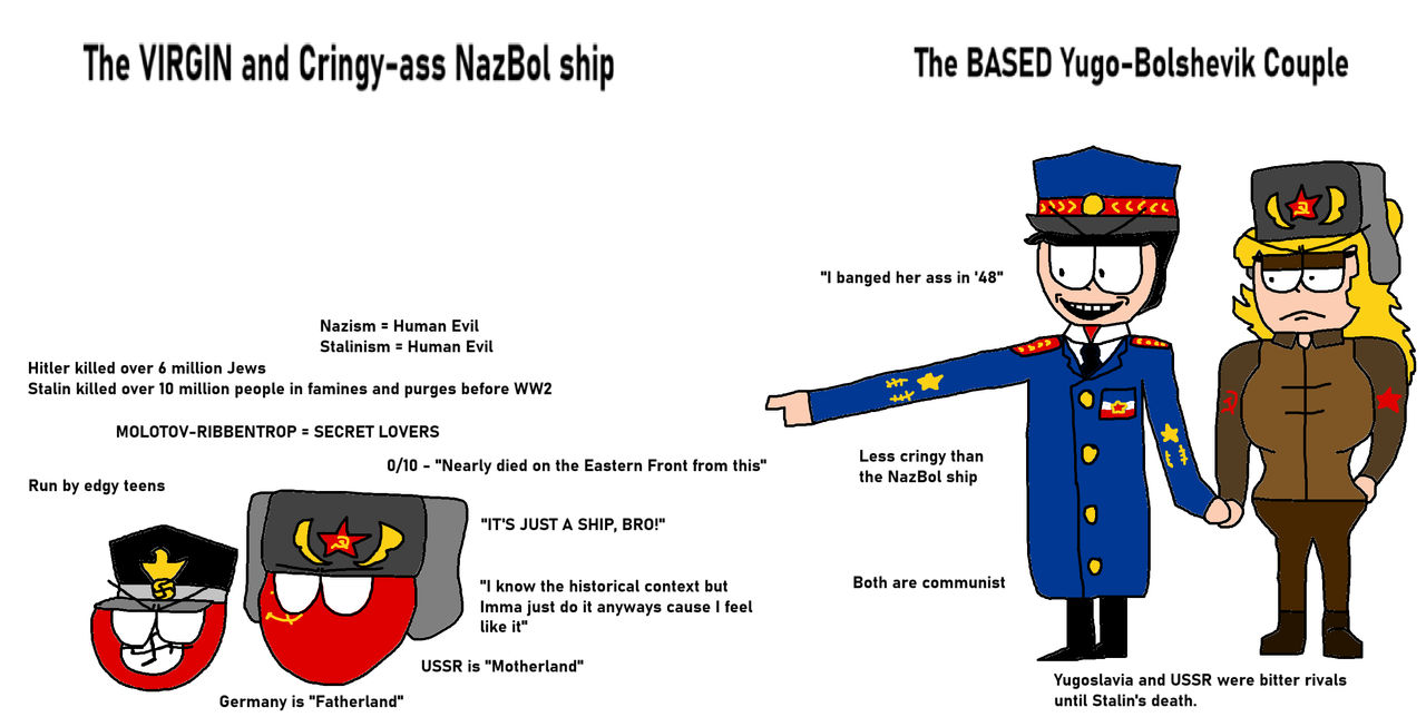 NazBol vs Yugo-Bolshevik by TheYugoslavSocialist on DeviantArt