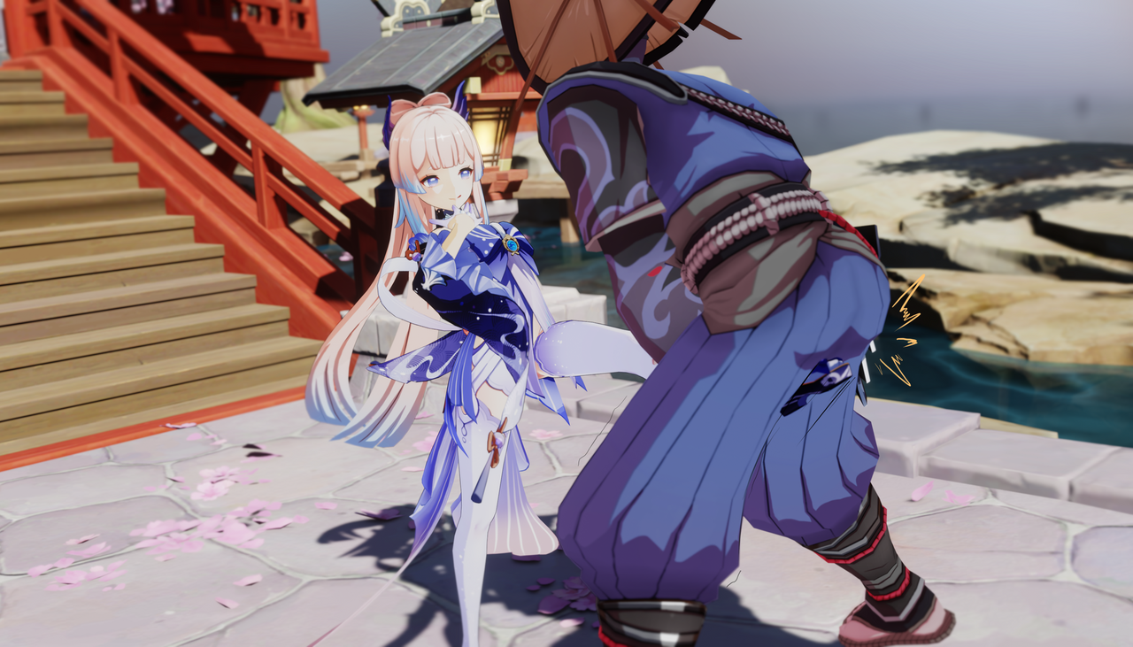 Kokomi ballbust! by Miyuu5 on DeviantArt