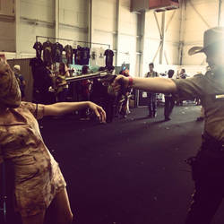 Silent hill vs The walking dead cosplay