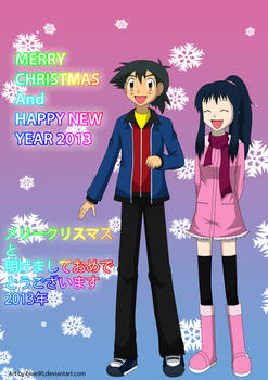 PKMN V - Ash and Dawn 8 (Christmas and New Year)