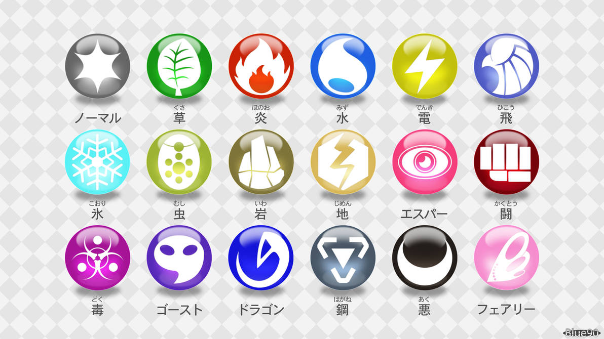 All-pokemon-types-V2 by Officiallec on DeviantArt