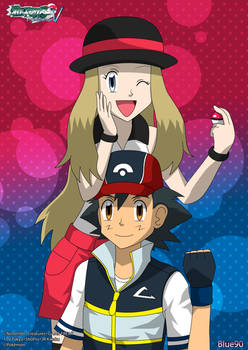 PKMN V - Ash and Serena