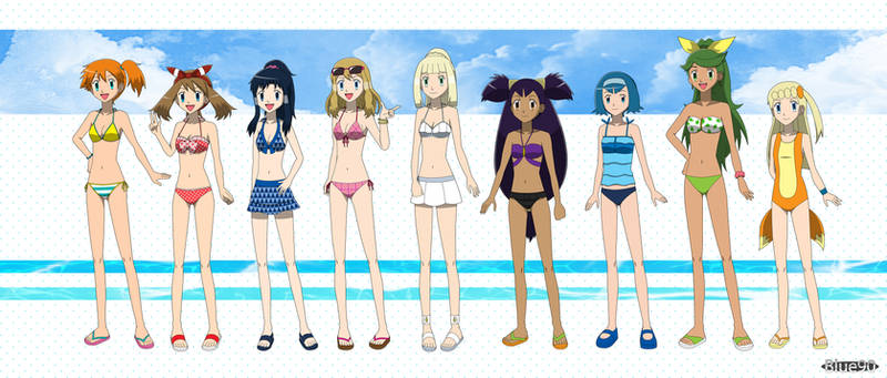 PKMN V - Swimsuit Girls Concept (Complete)