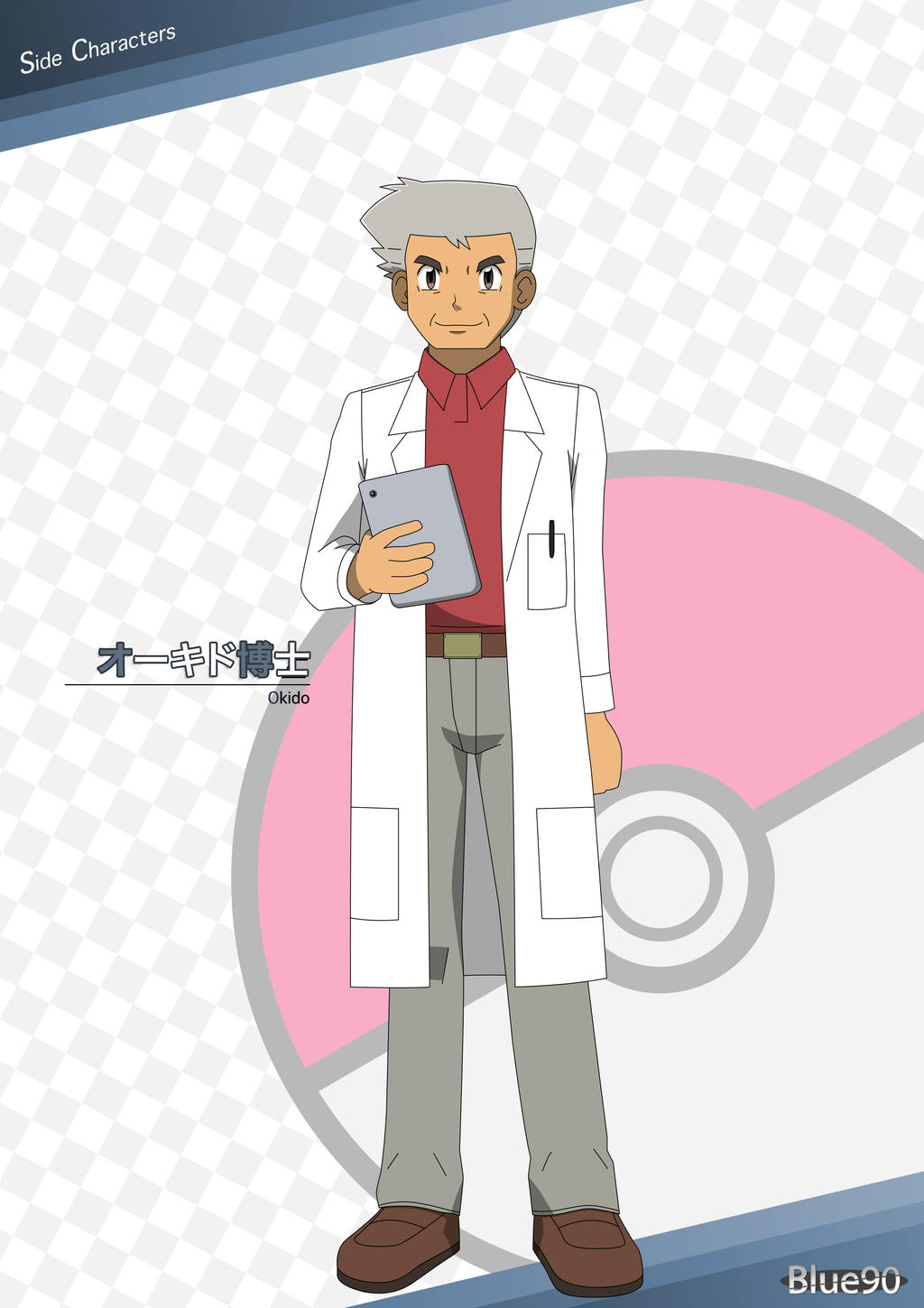 PKMN V (V5.0) - Professor Oak by Blue90 on DeviantArt