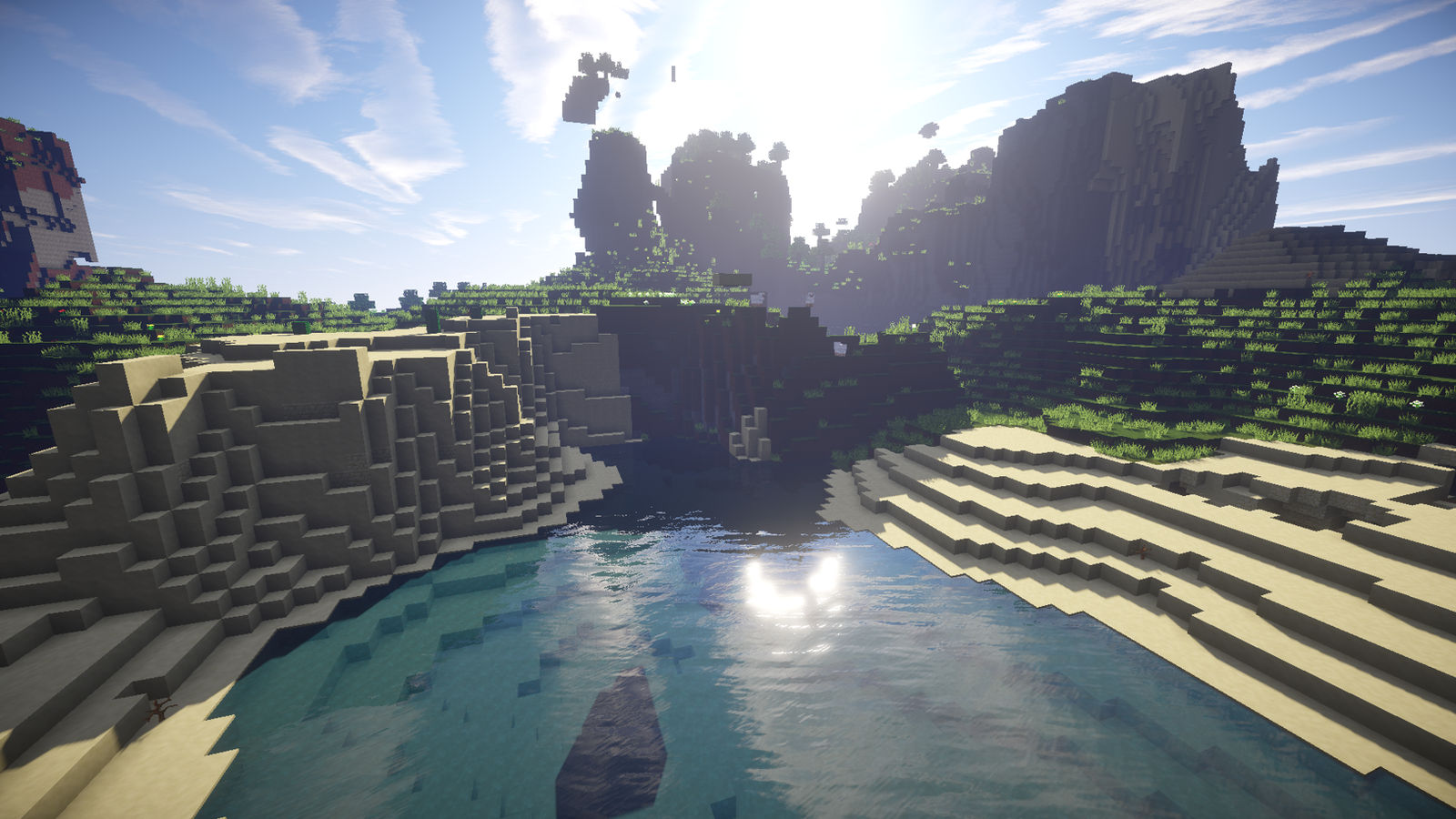 beautiful minecraft landscape. by Zachkaioken on DeviantArt