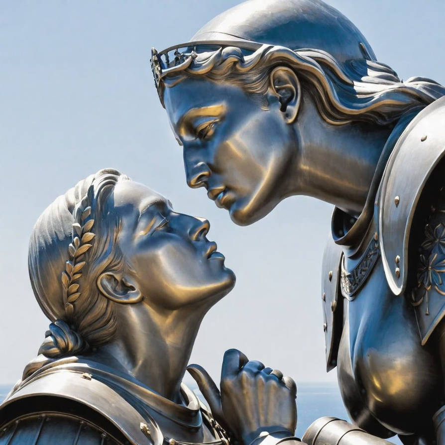 Statues Deviantart two statues in love by fingersix on DeviantArt
