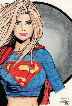 Supergirl Colouring Comp