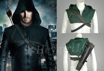 Green Arrow Oliver Queen Vest Cosplay Costume