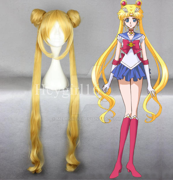 Sailor Moon Cosplay Wig On Sale by MedusaLiu Sailor Moon Cosplay Wig On Sale by MedusaLiu