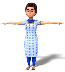 Indian 3D mom cartoonist 