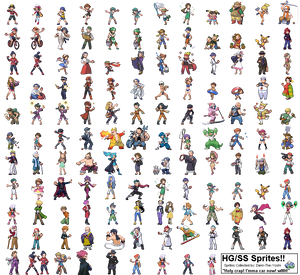 Pokemon HG-SS Trainer Sprites