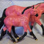 Pink Unicorn mare and filly