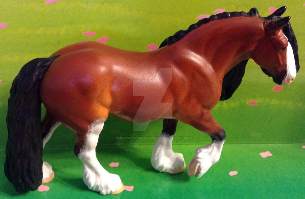 Bay Clydesdale Draft Resin