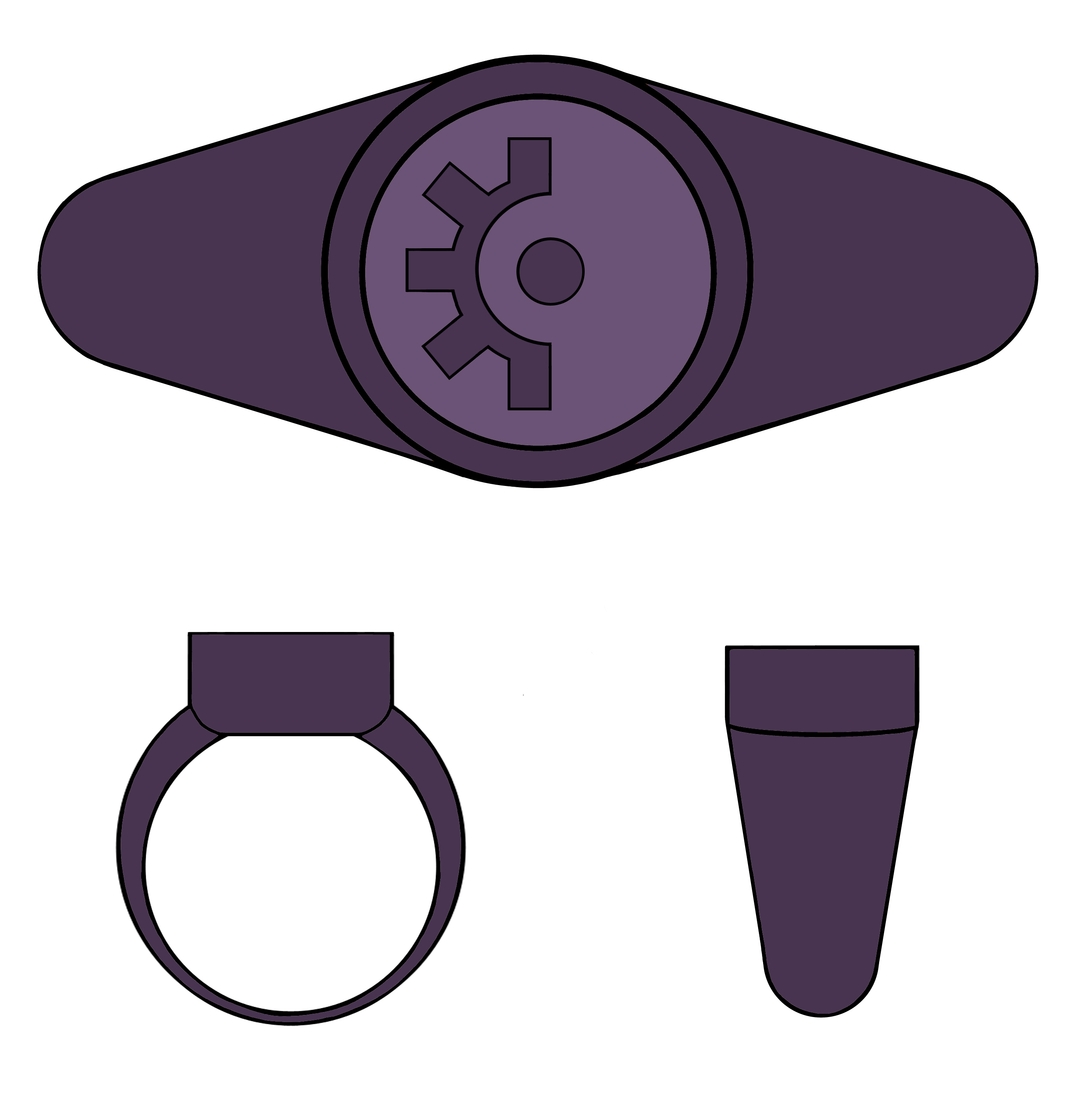 Fallen Lantern Brotherhood Ring by VincenttheCrow