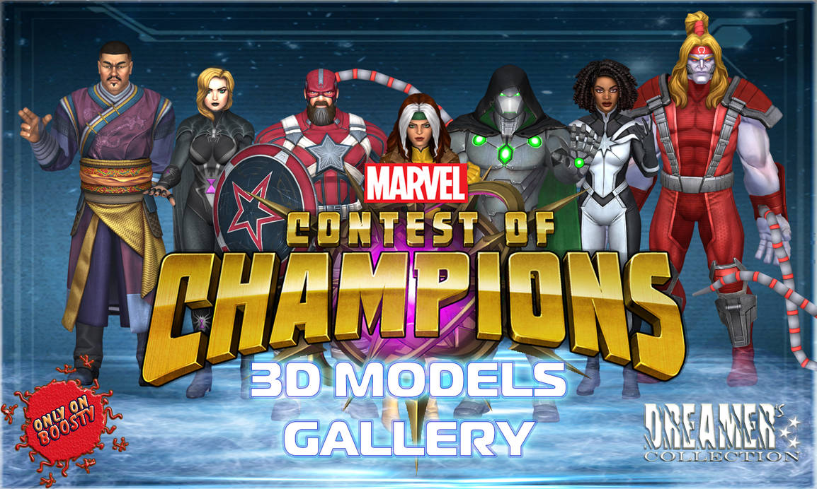 MARVEL CONTEST OF CHAMPIONS 3D MODELS GALLERY by IIIDreamerIII on ...