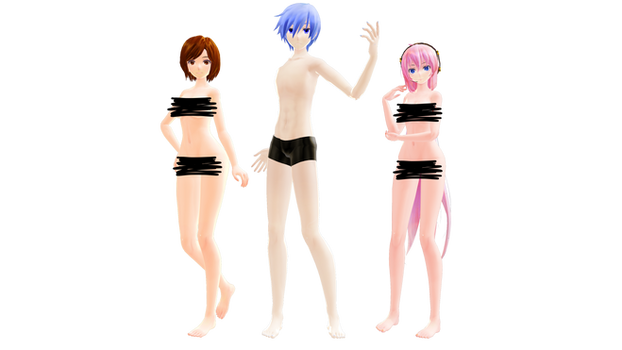 MMD TDA Bases Meiko, Kaito and Luka(DL FREE)