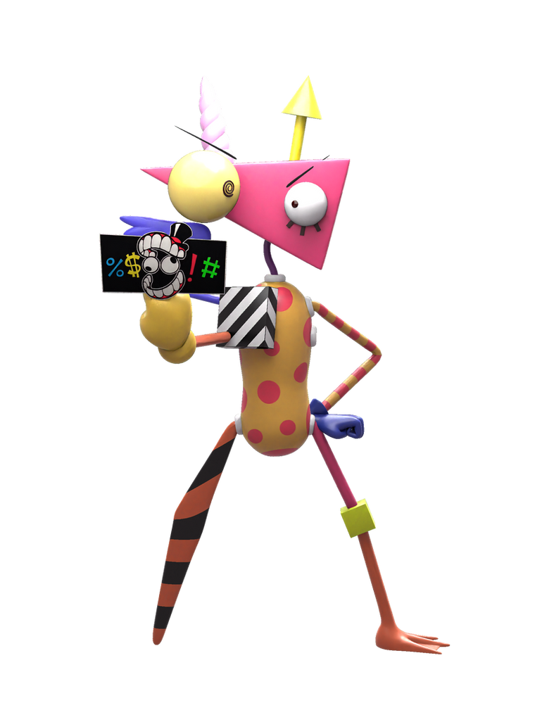 Just a Render of Zooble flipping you off. by B213784352 on DeviantArt