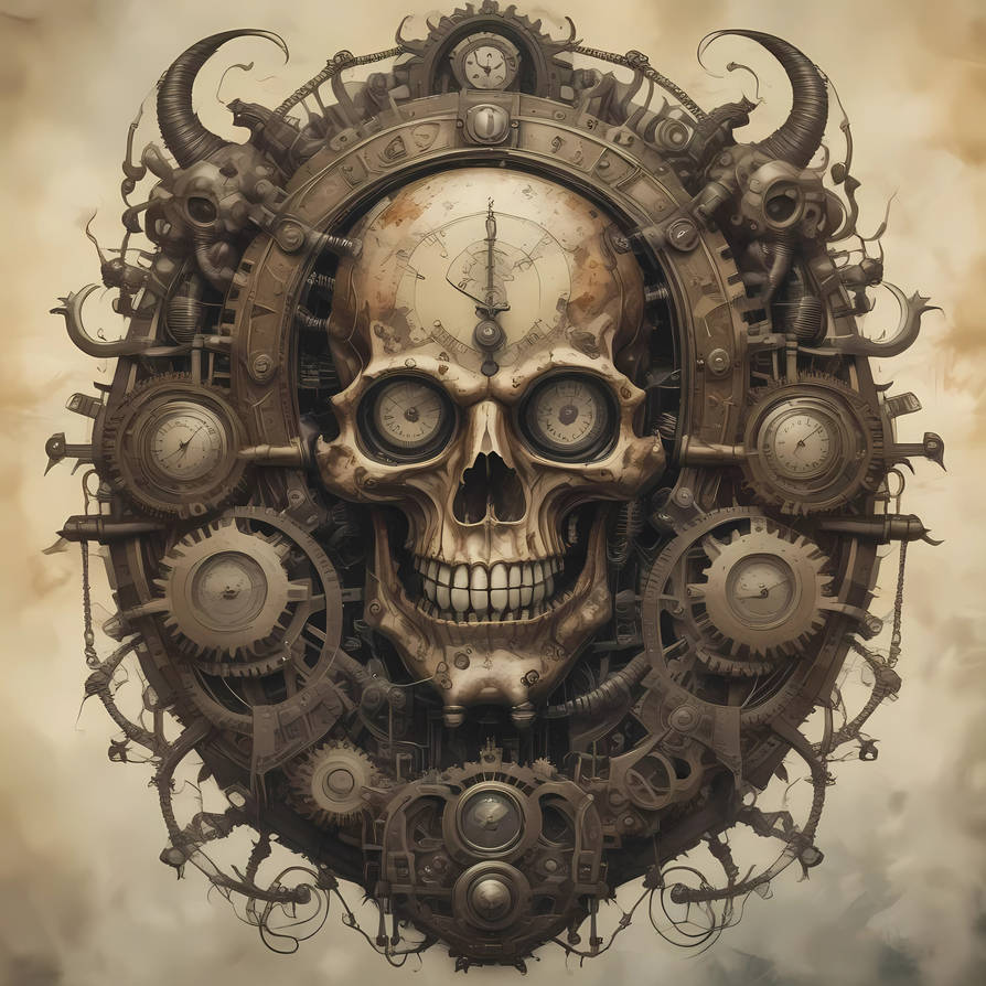 Demonic Clockwork Demonic Steampunk Death Clock 22 by black-ronin1228 on DeviantArt