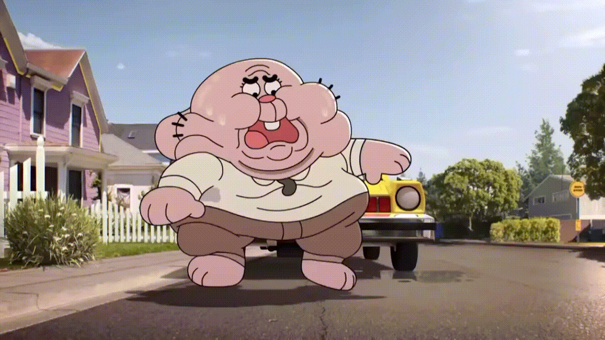 Richard Watterson Deviantart TAWoG: Fat Richard Watterson Walking To Car by FatDudes73 on DeviantArt