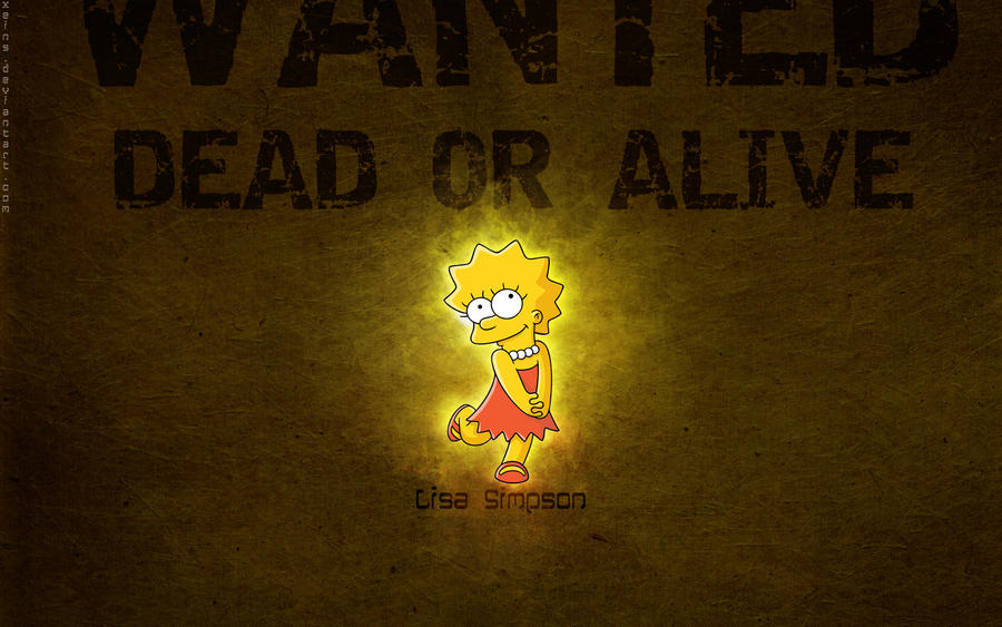 lisa simpson wallpaper by xeins on