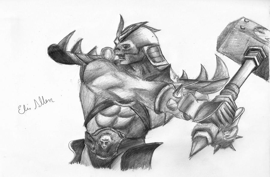 Shao Kahn by ELISALLEN on DeviantArt