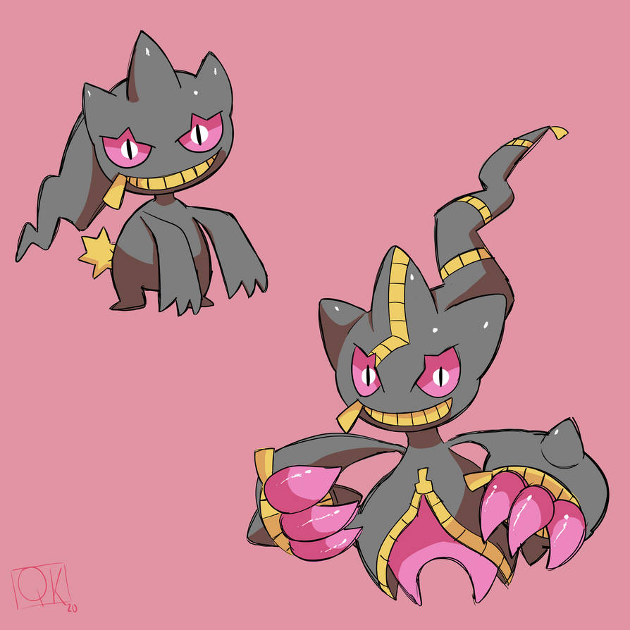 Banette Ripped Up banette and mega banette by QKranks on DeviantArt