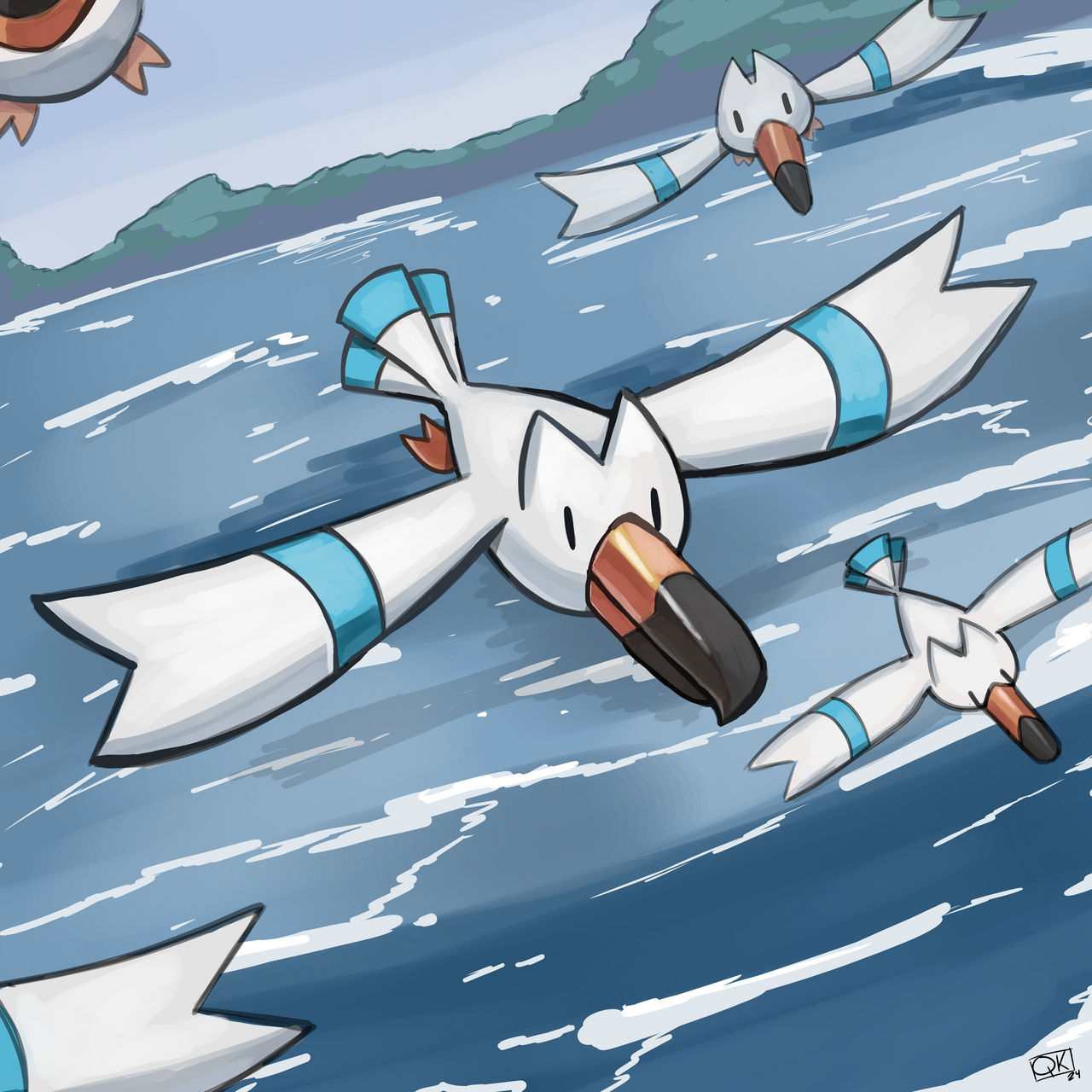 Wingull by QKranks on DeviantArt