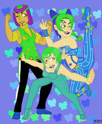 Jolyne, Foo and Hermes