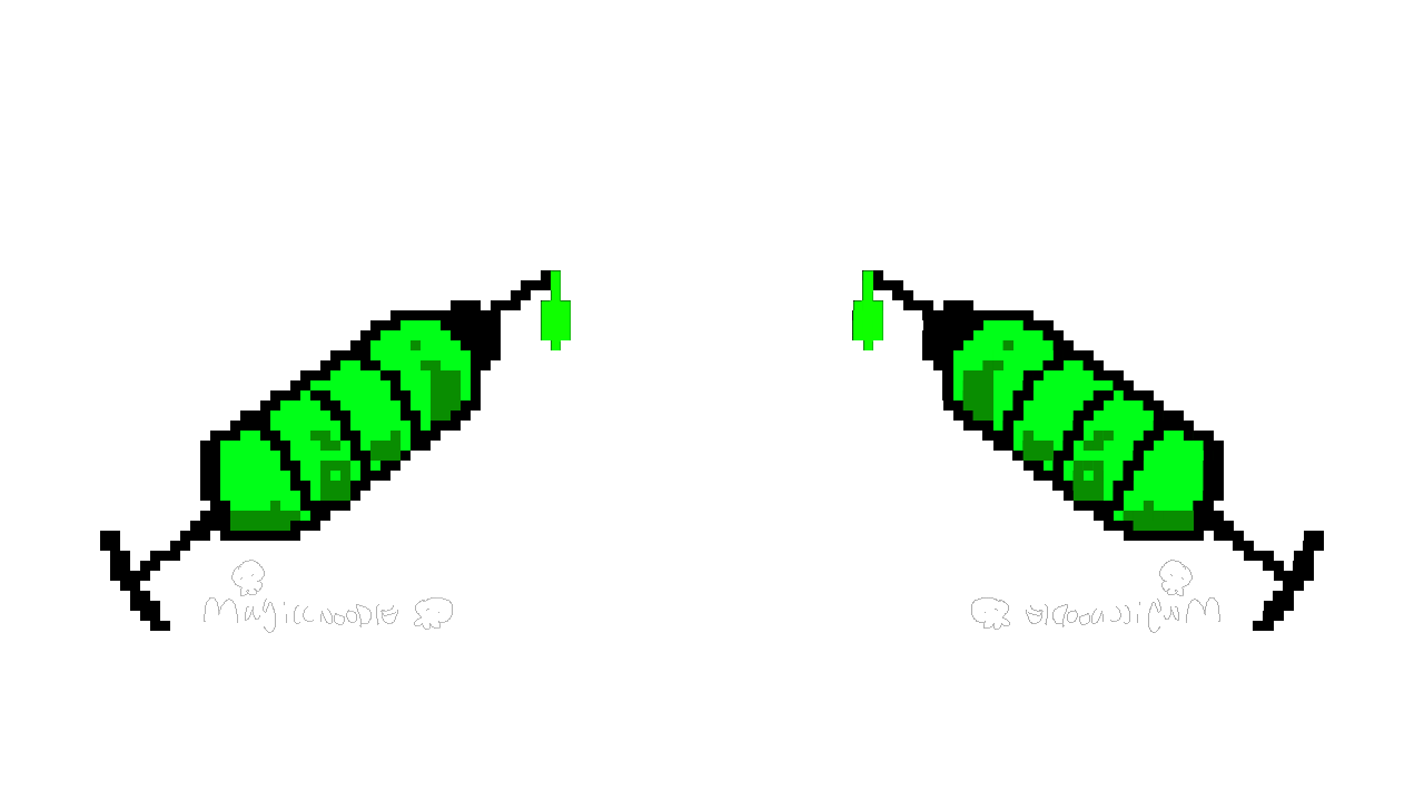 Pixelated Needle Thread Green pixel needles animated gif by MagiccNoodle on DeviantArt