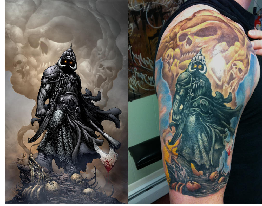 Frazetta's Death Dealer Tattoo by ryanf54 on DeviantArt