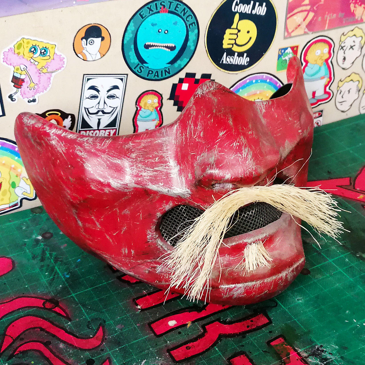 Traditional Japanese Menpo Samurai Mask by Sanitar1997 on DeviantArt