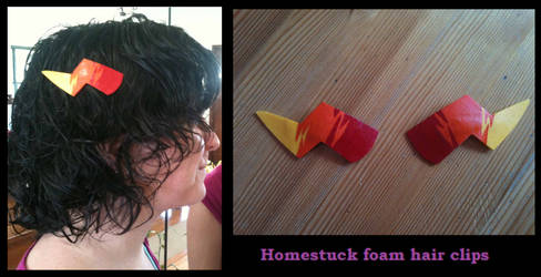 Homestuck hair clips